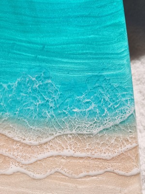 198.オーシャンレジンアート アートパネル