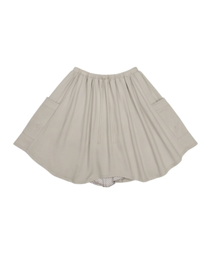[COYSEIO] STRIPED LAYERED MIDI SKIRT LIGHT GREY 正規品 韓国ブランド 韓国通販 韓国代行 韓国ファッション コイセイオ 日本 店舗