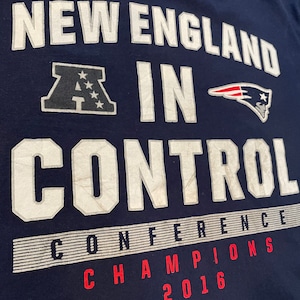 【NIKE】NFL ニューイングランド ペイトリオッツ Tシャツ アーチロゴ チャンピオン 2016 Lサイズ New England Patriots US古着 アメリカ古着