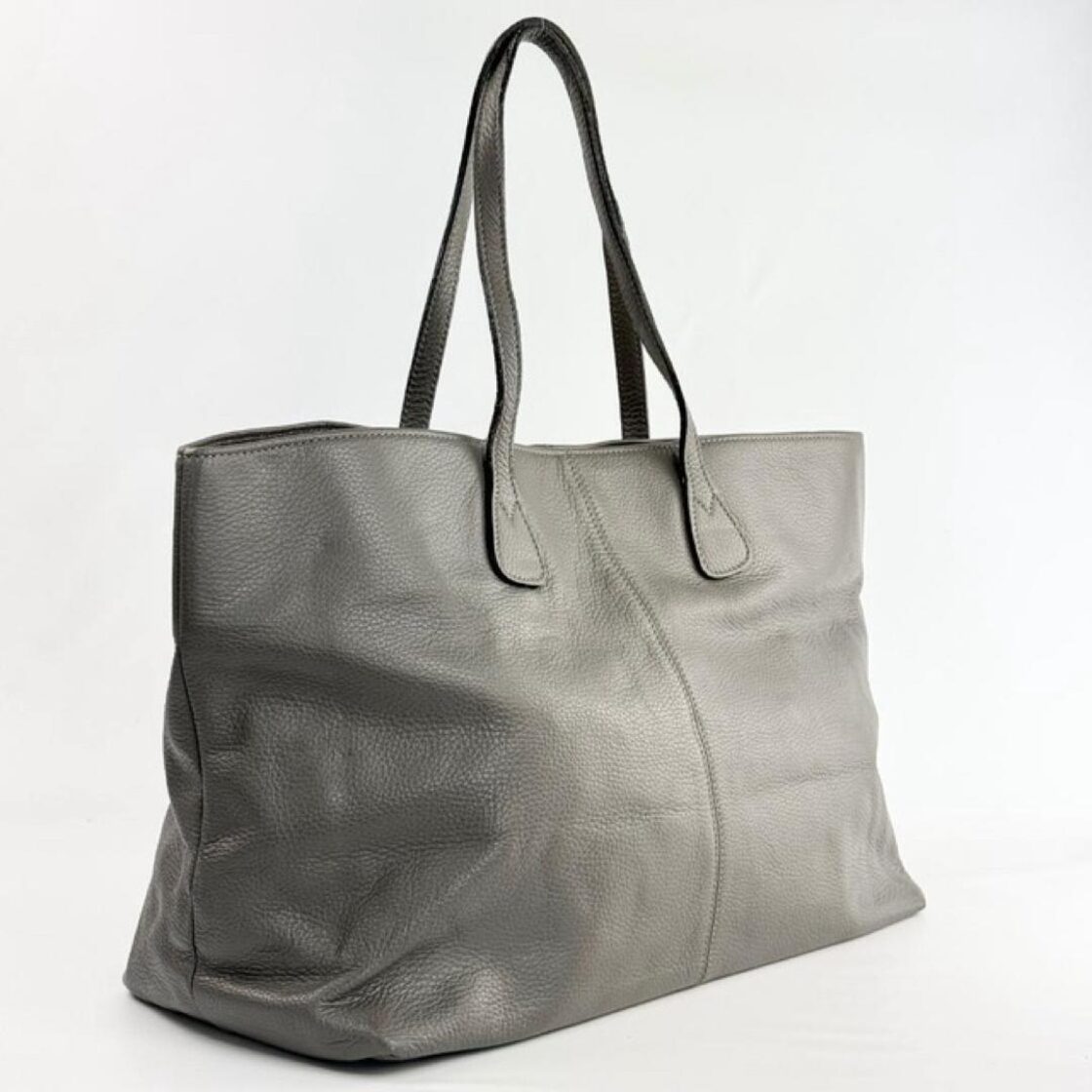 新品 【訳有り】高級 本革 皮 TUSTING タスティング トート 鞄 グレー 