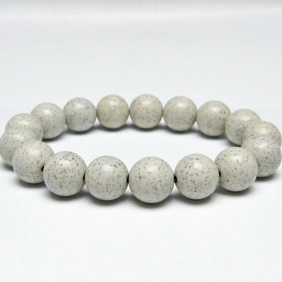 北投石 ブレスレット 12mm 一点物 メール便可 111-50157