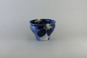 藍花紋仙茶碗