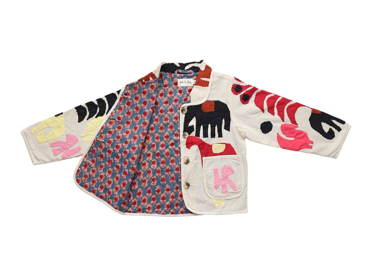 ＜PHET AND PLOY＞APPLIQUE JACKET アップリケ ジャケット - 9