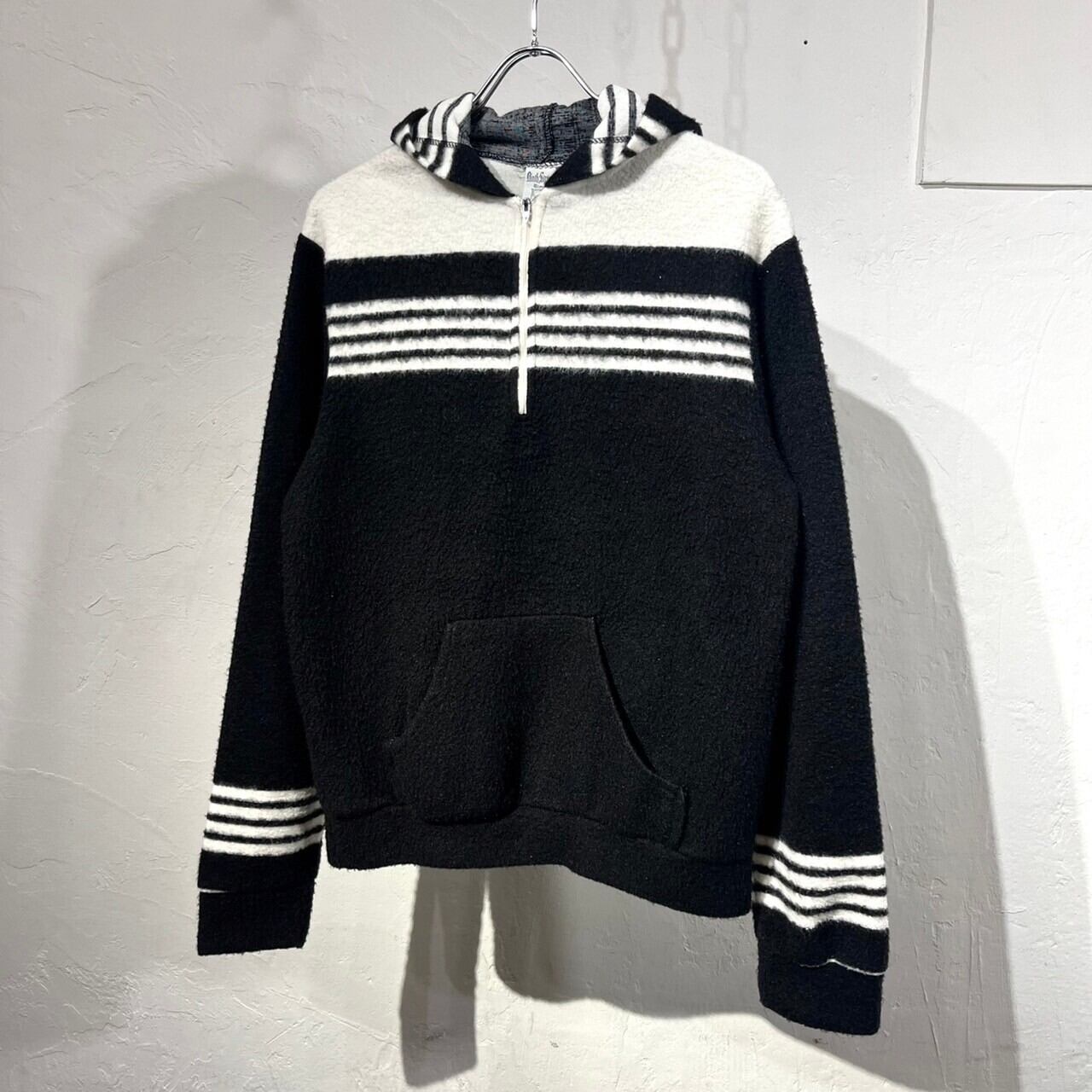 70s Amith Street East Half Zip Boa Fleece Hoodie