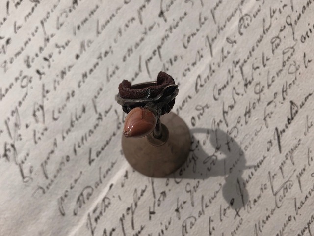 AMERICA 1970’s small flower bud ring