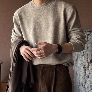 Urban Essential Crewneck Knit(LMU0064)