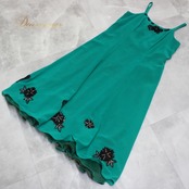 社交ダンス 衣装 スタンダード ドレス ワンピース レッスンウェア パーティドレス 緑 黒 ラインストーン SEKINE セキネ グリーン系 ブラック系 フィット感 レディース おしゃれ エレガント ダンス衣装 発表会 講演会 カジュアル 大人向け 体型カバー ステージ衣装 動きやすい 美しいデザイン 限定商品 セール コスチューム