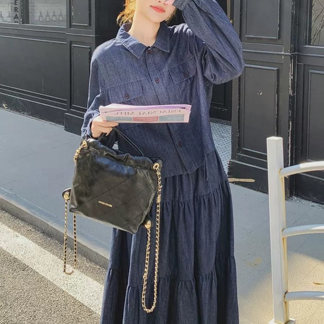 デニムスーツセット