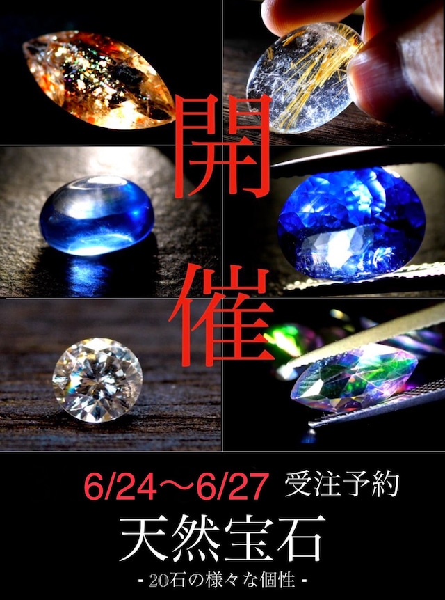 【予約受付】20石の天然宝石展［No.D-527］