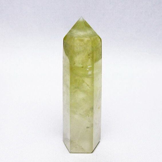 シトリンクォーツ 六角柱 シトリン ポイント 置物 一点物 142-10503
