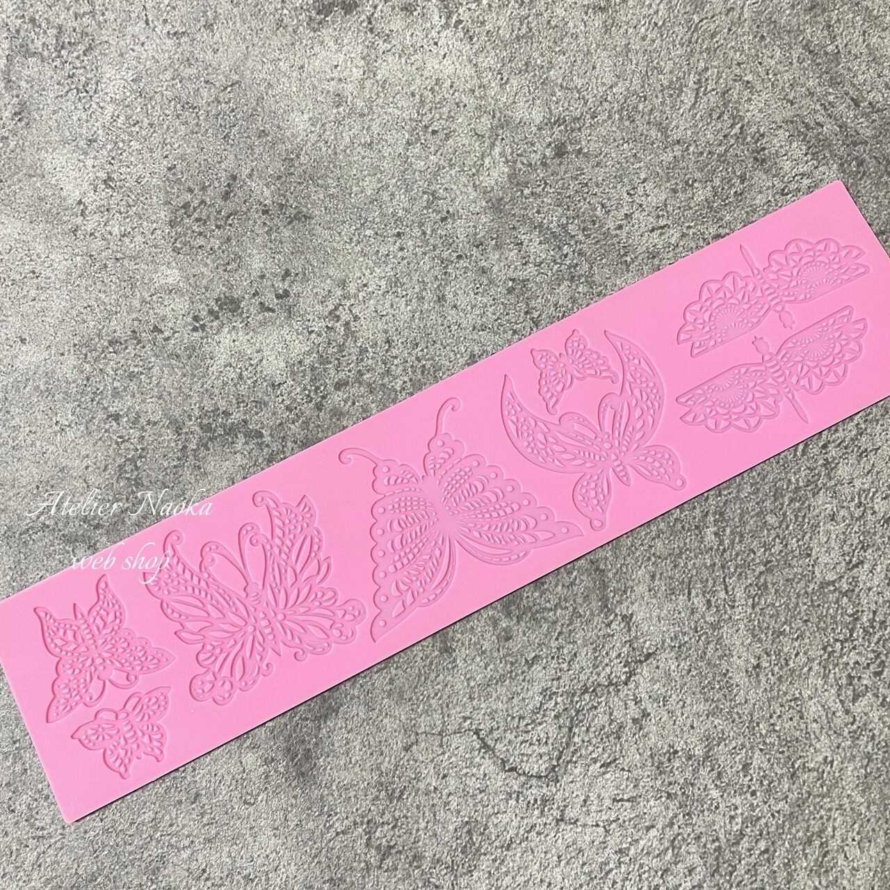 蝶 レースバタフライd シリコンモールド | シリコンモールド・クレイ