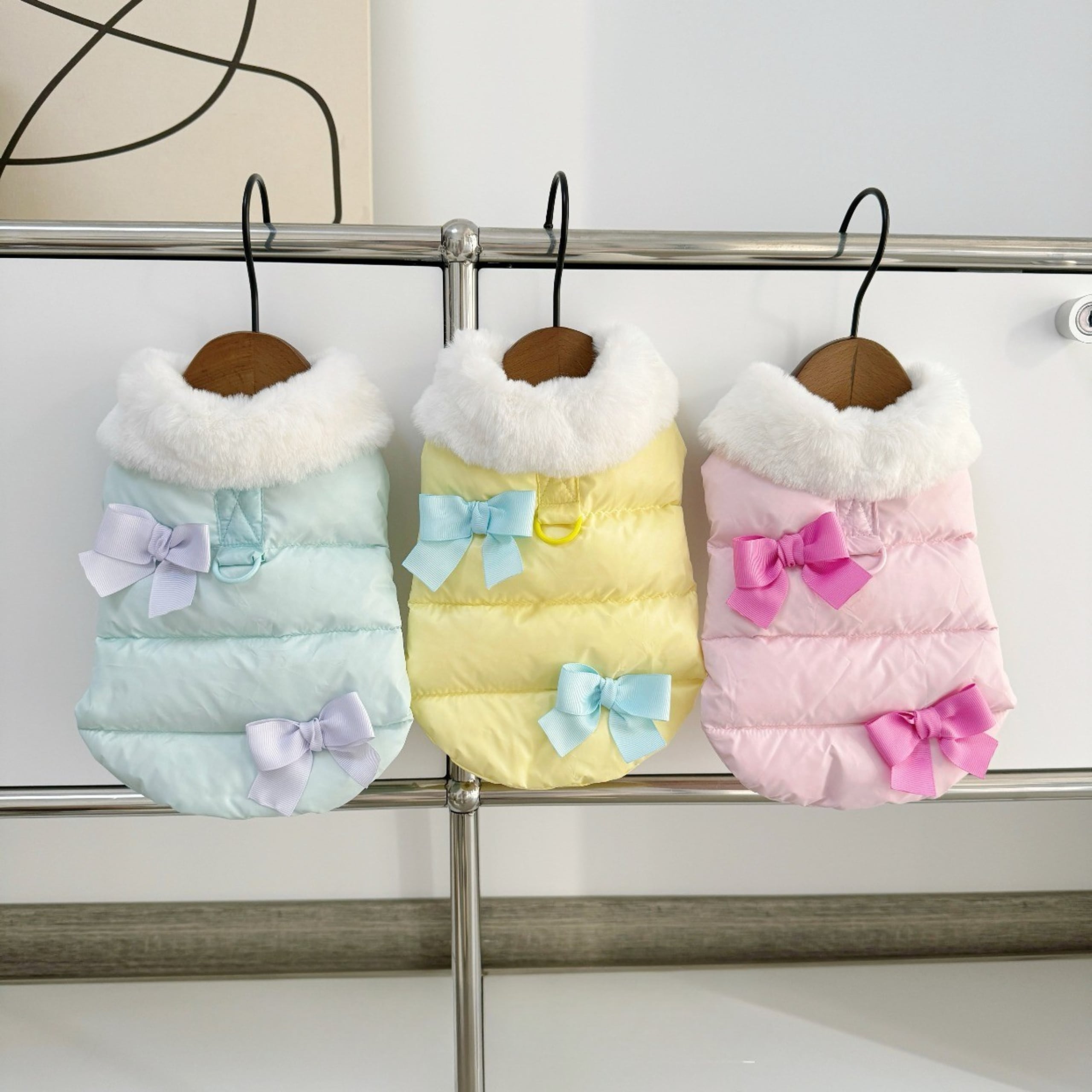 スウィートパステル・リボンダウンコート 00790