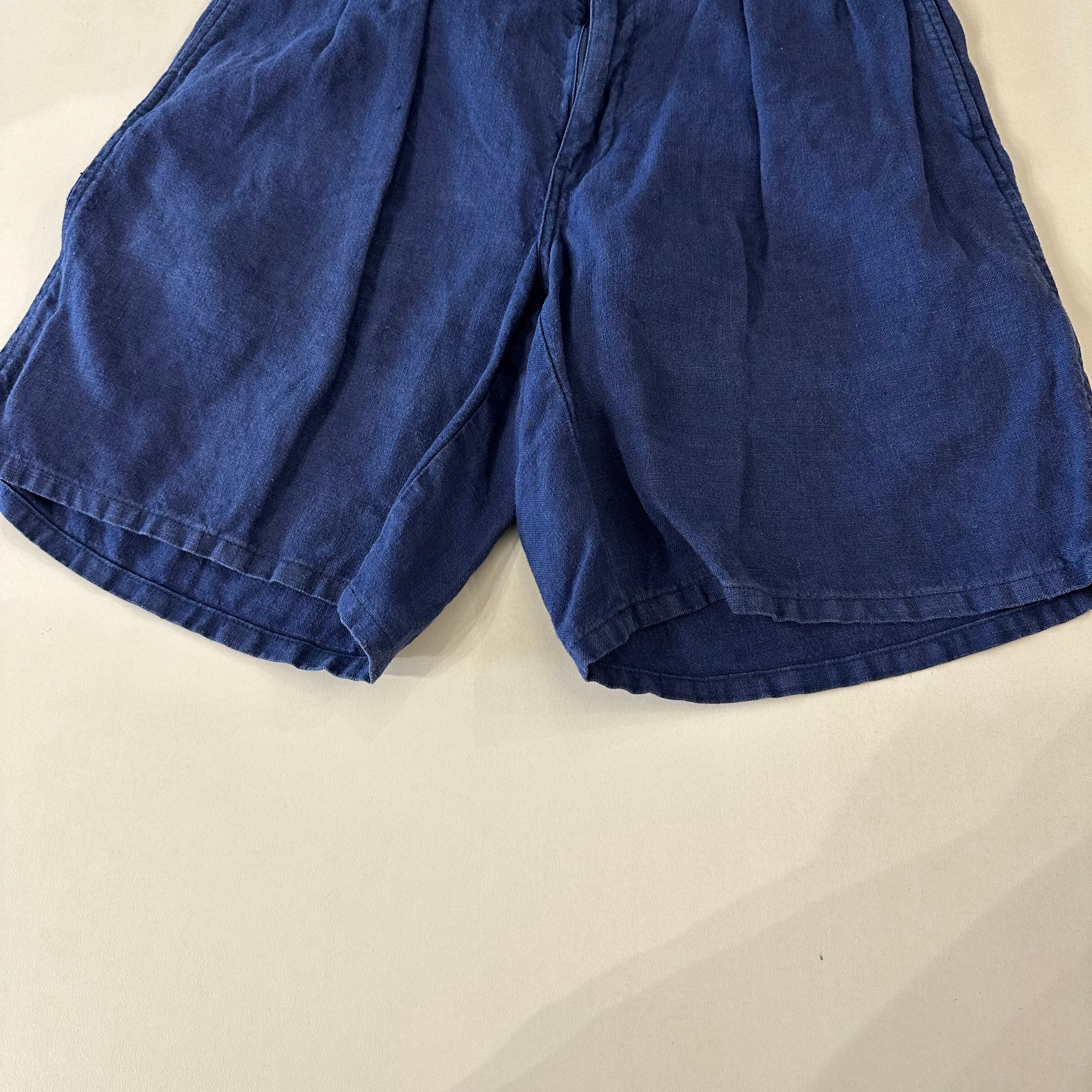 90s RALPH LAUREN LINEN SHORTS | BerBerJin Yuhodo