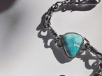 White Watar Turquoise Chain Bracelet