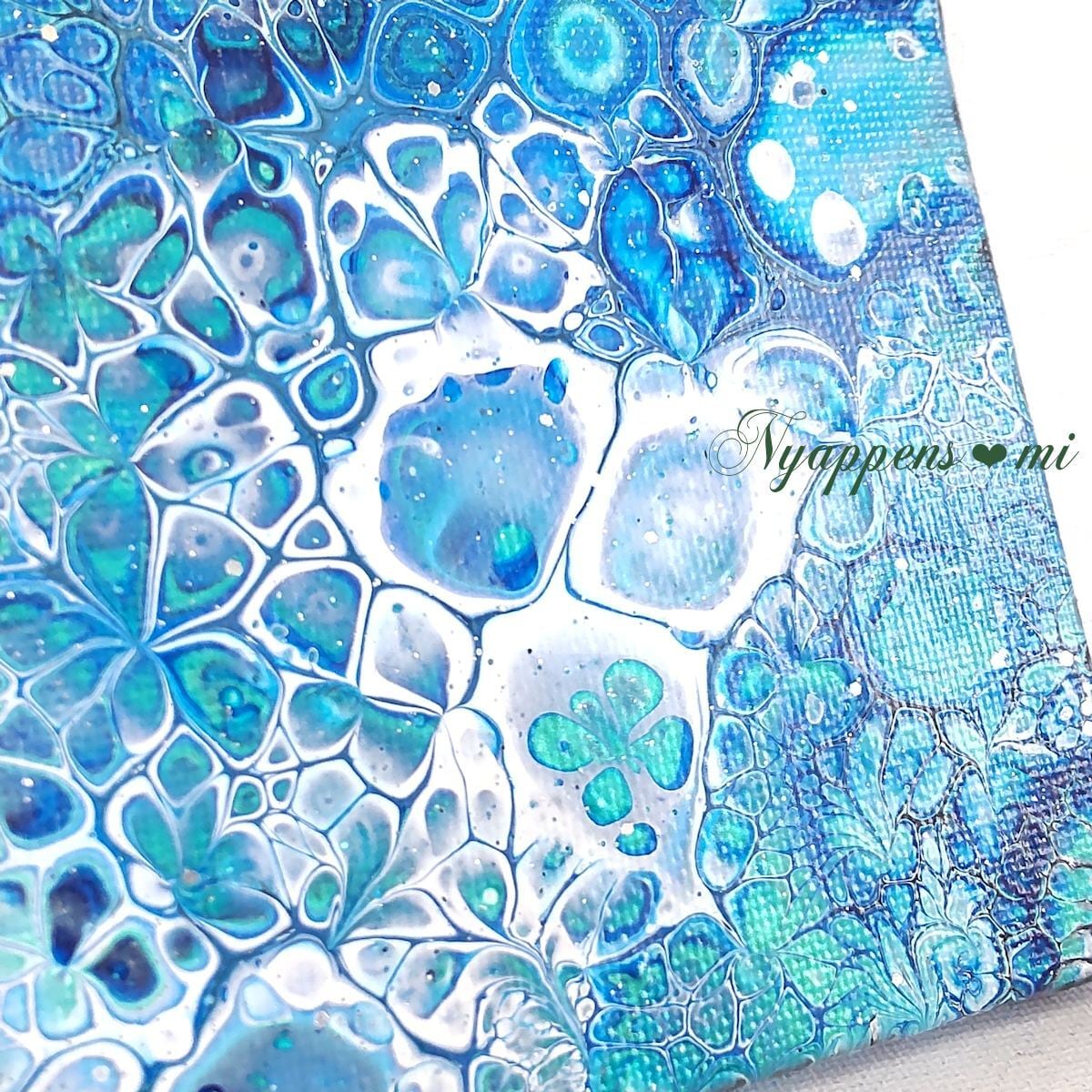 フルイドアート（水の花） | フルイドアート|絵画|ねこクラフト雑貨|猫