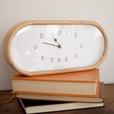 時計】Curva クルヴァ/ナチュラル | ジーフラットインテリアショップ