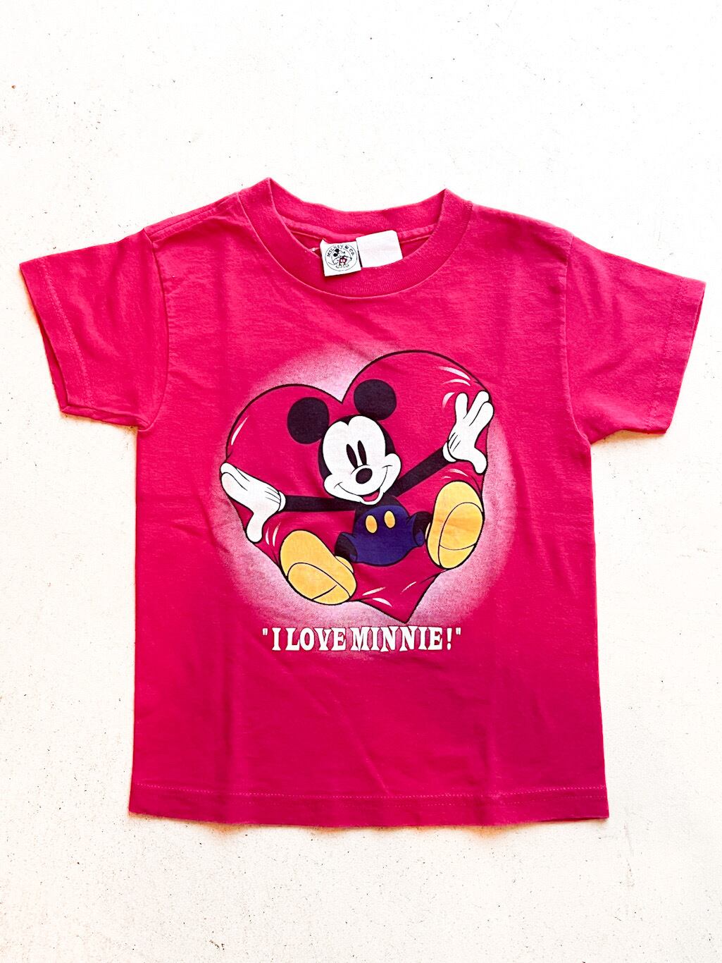 【120cm】VINTAGE 90's ミッキー Tシャツ【10126】※