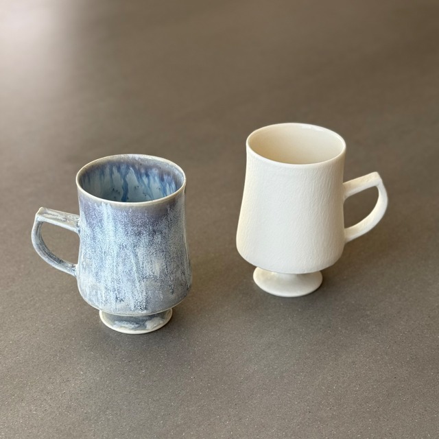 村井 大介　高脚マグ　チタン釉