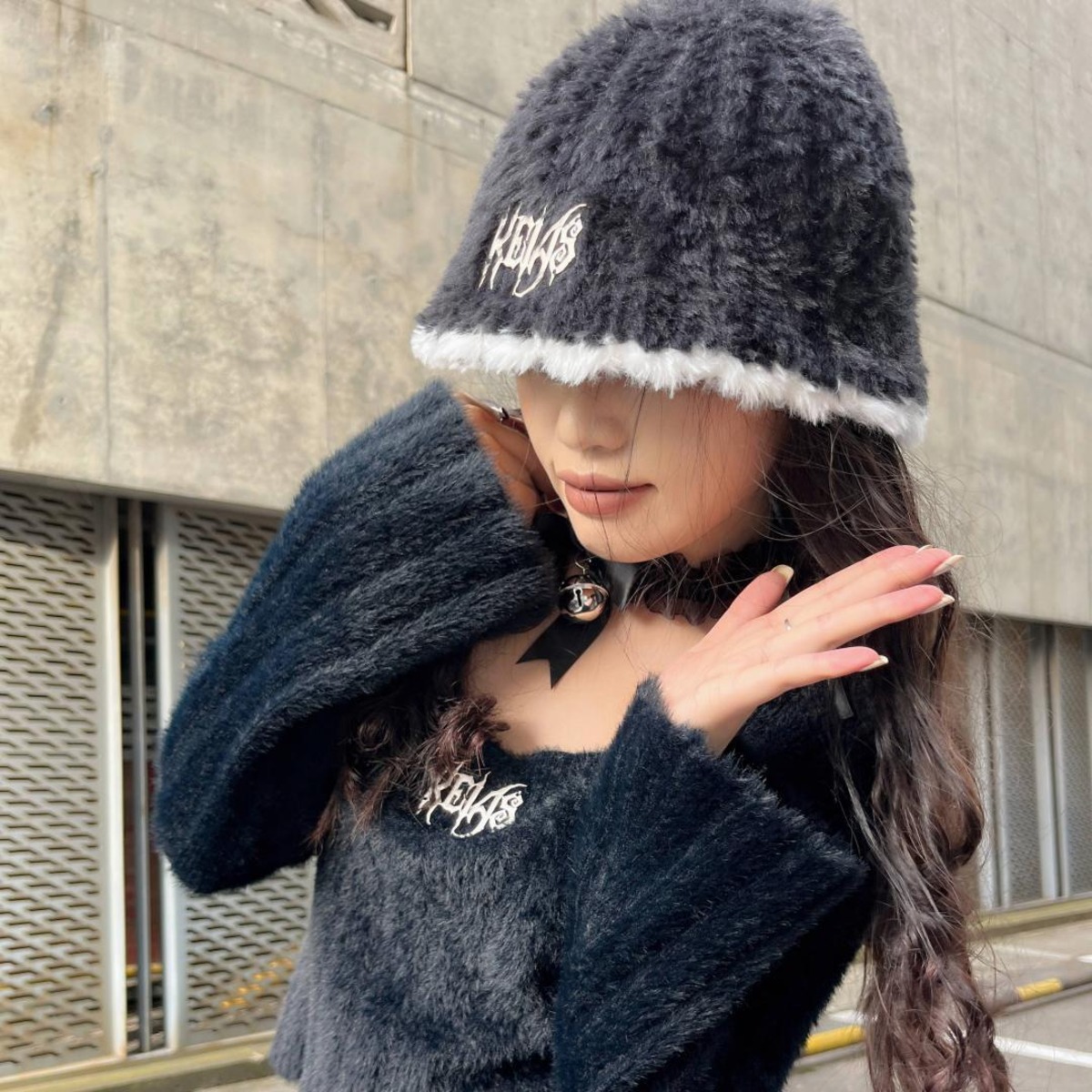 値下げ！！W.I.A 貴重 ファー ジャケット 転がら 帽子 セット