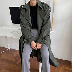 ルーズ袖ベルトコート　MT0080026