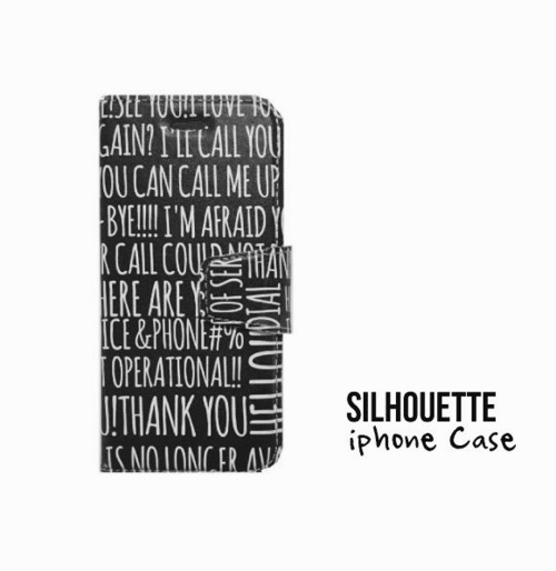SILHOUETTE iPhone Plusスマホケース#Handwriting