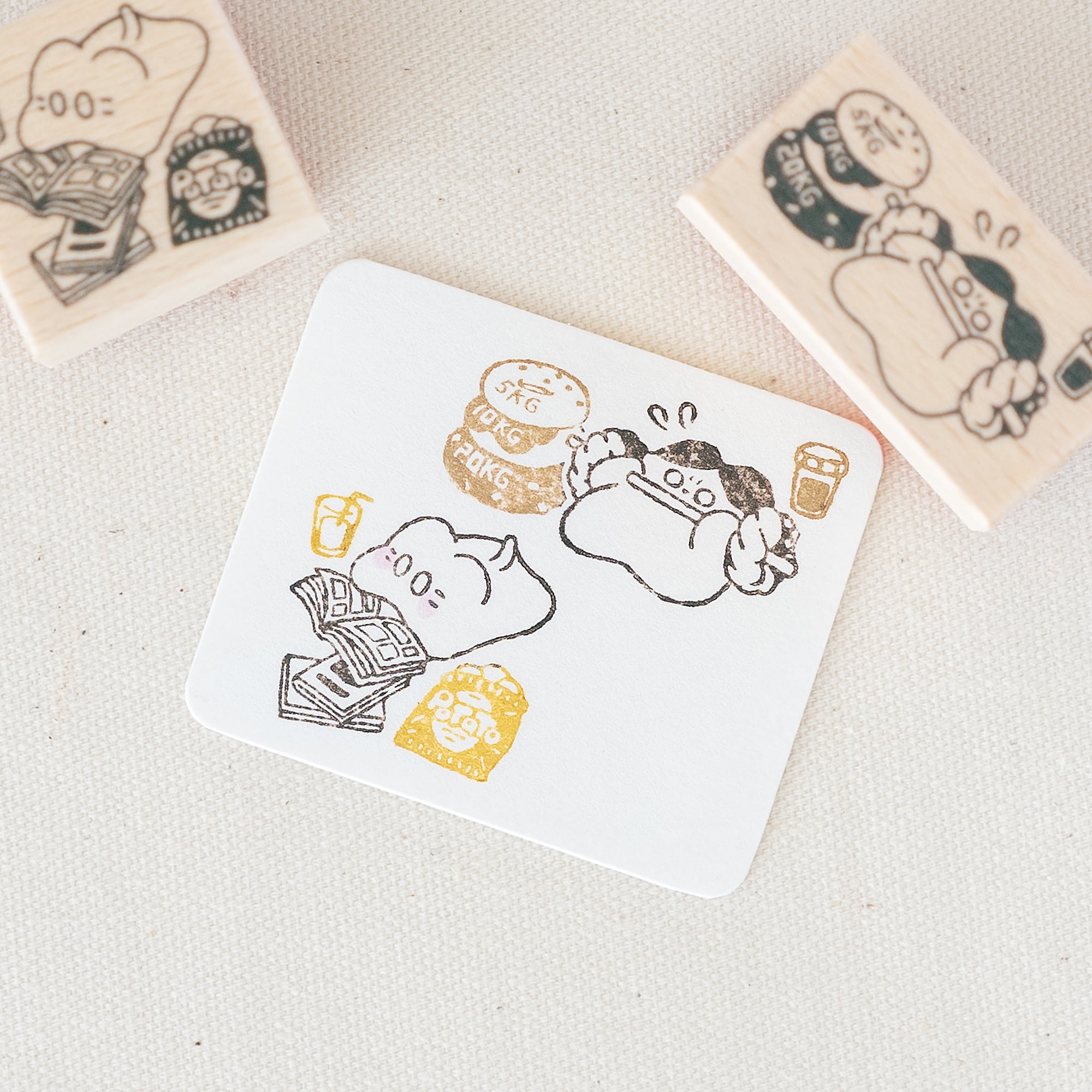 ドーナツ de 筋トレ | はんこ