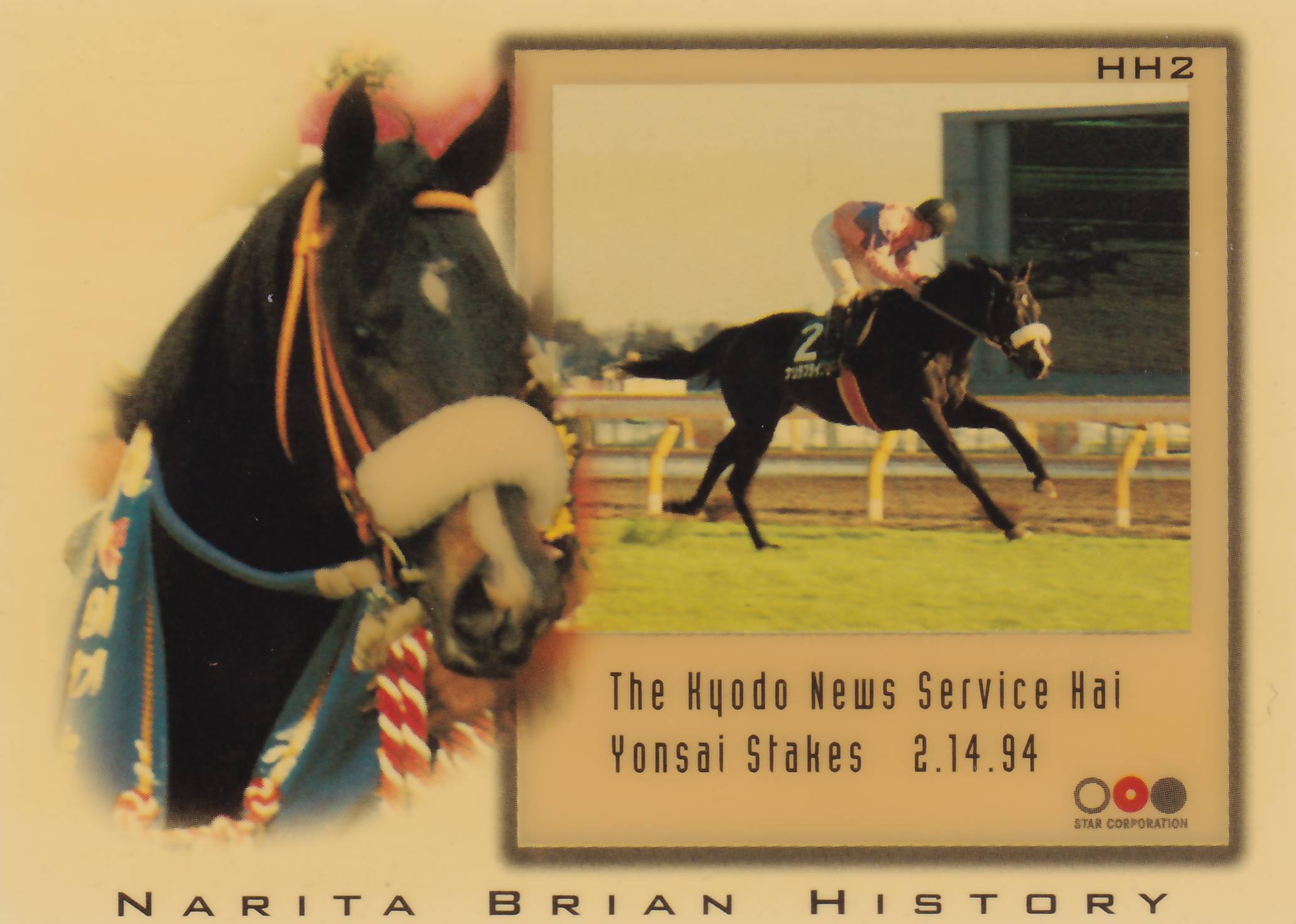 貴重　ナリタブライアン　300枚限定　レア　記念 Amazon.co.jp: JRA オッズカード 10度数 ナリタブライアン号追悼記念