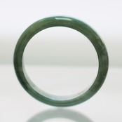 【内径 約58mm】 komaru green 翡翠バングル A貨翡翠 jd_bg1549