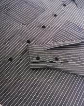 【#Re:room】BOUQUET PRINT STRIPE SHIRTS［RES125］