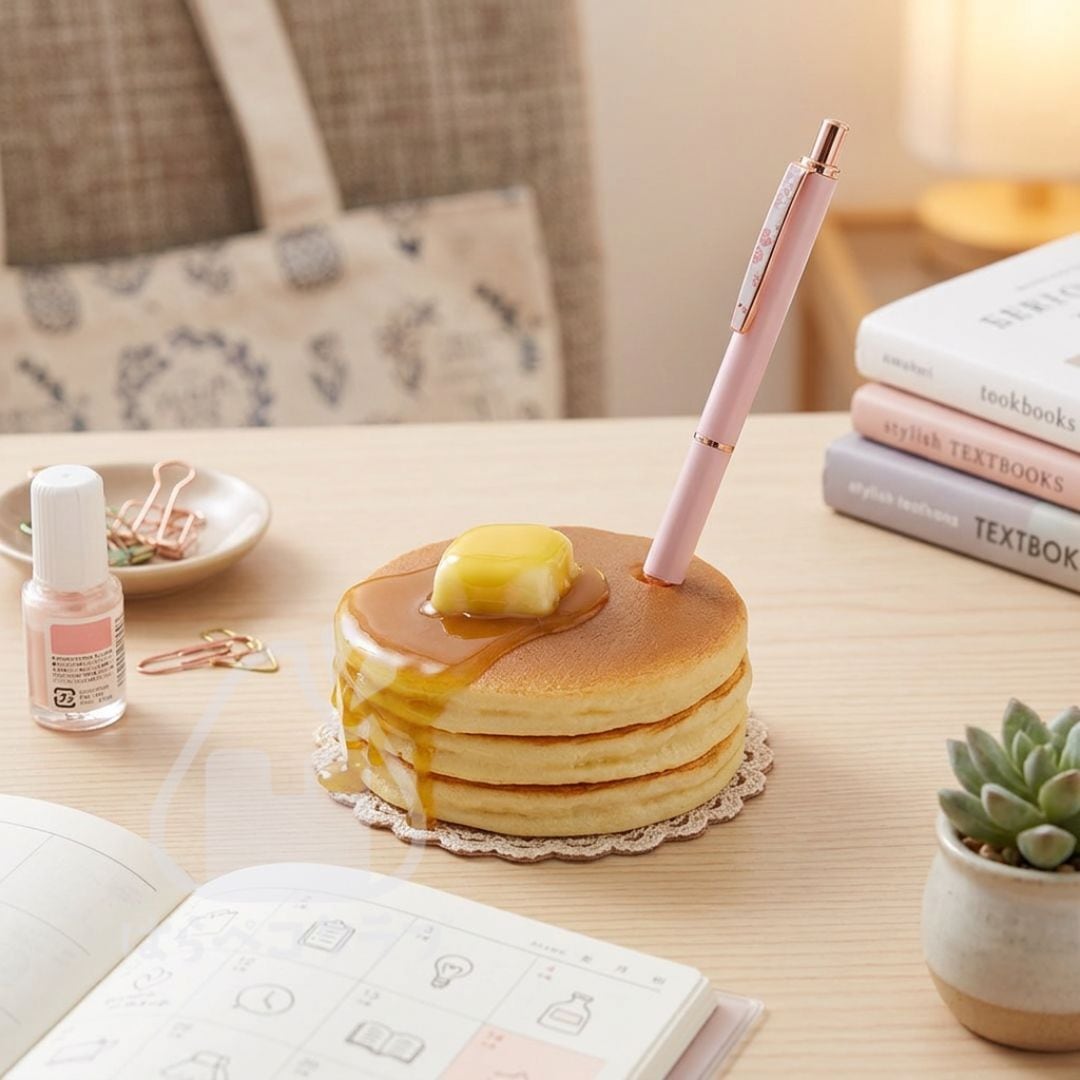 食品サンプル ホットケーキ ペン立て
