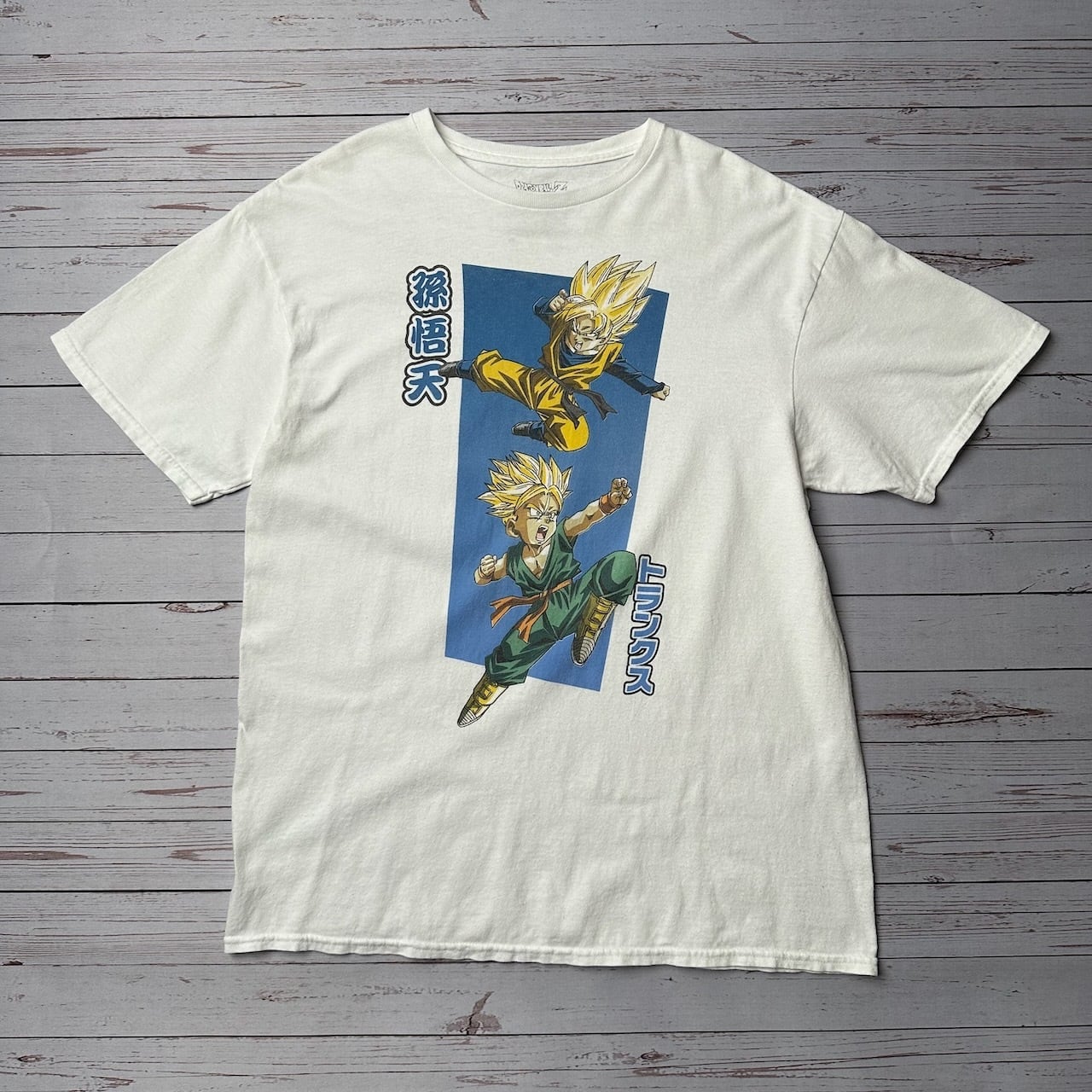 DRAGONBALL Z 孫悟天 トランクス アニメTシャツ キャラクタープリント