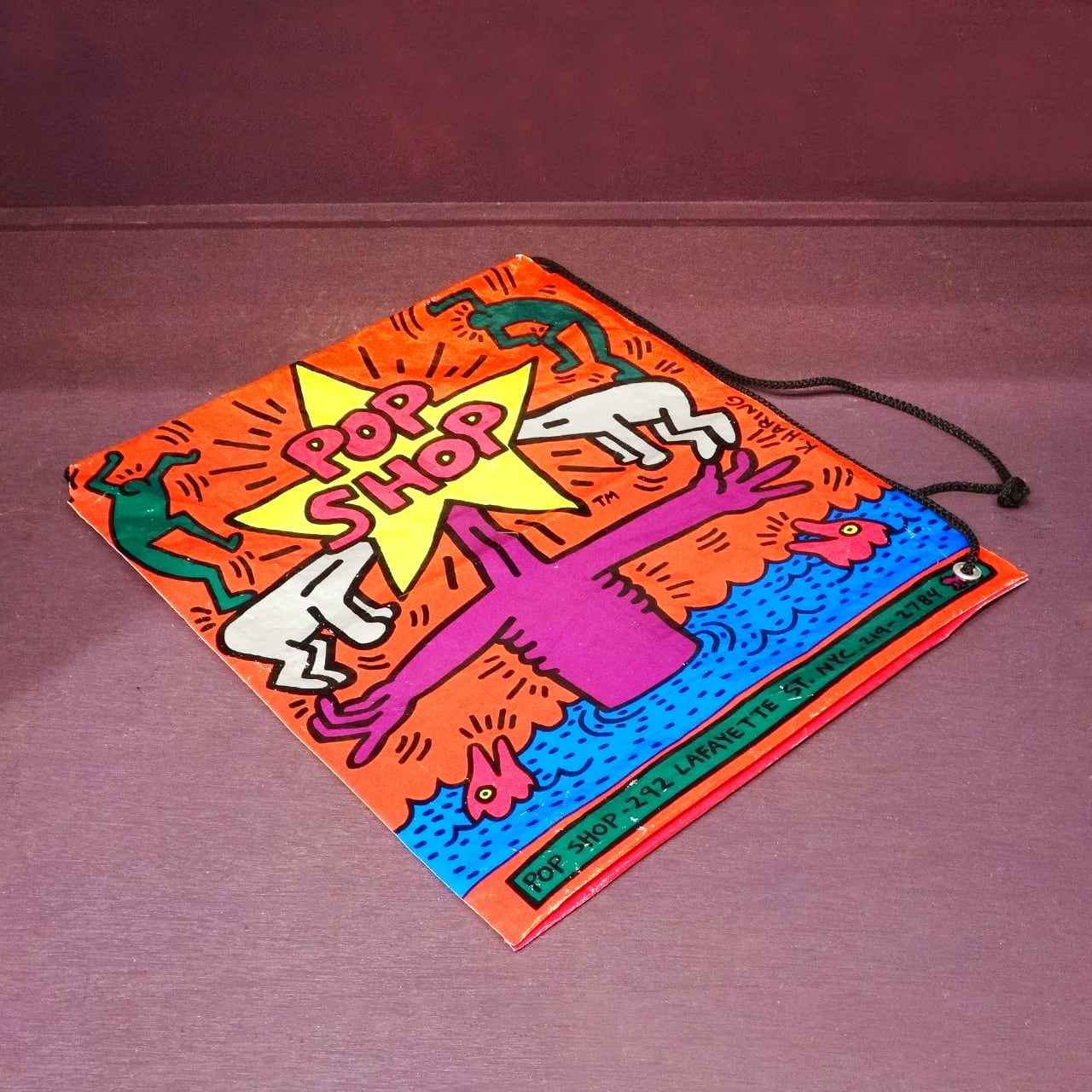 キース・ヘリング（Keith Haring）ショッパー　ビンテージ キース・ヘリング（Keith Haring）ショッパー ビンテージ 【公式通販】