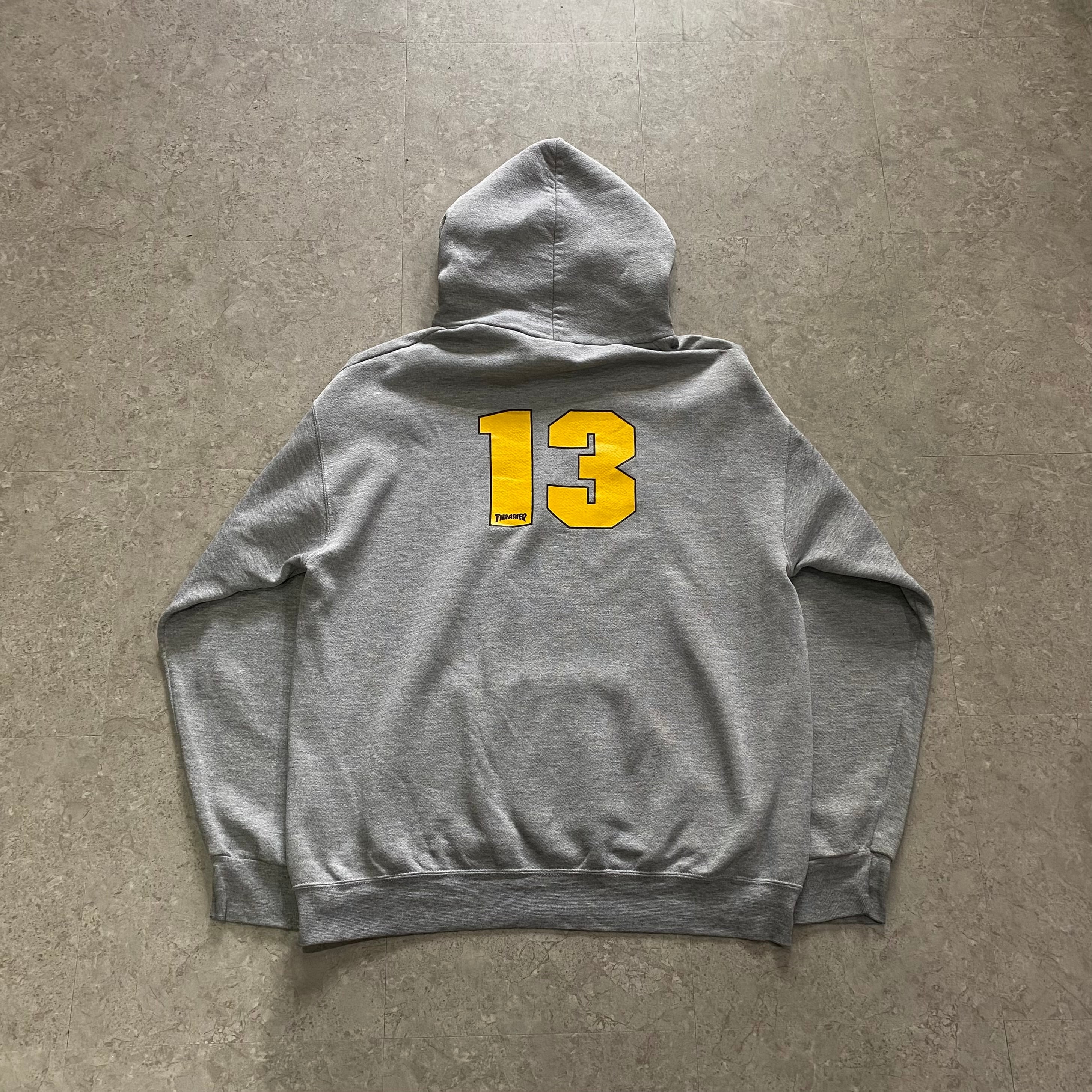 90´s後期 THRASHER ダイヤロゴ パーカー グレー