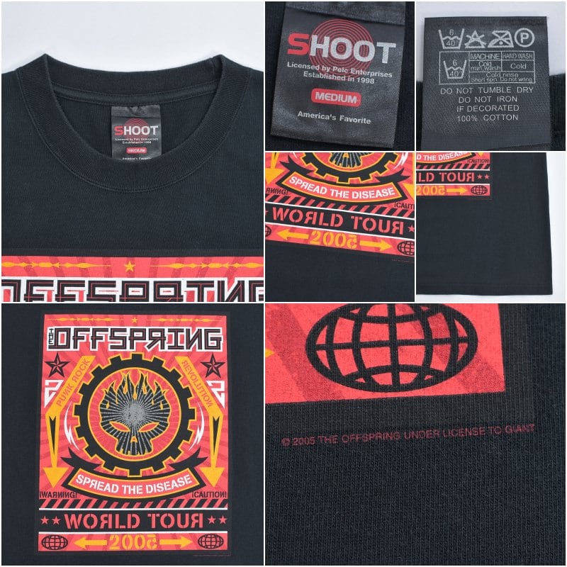 【新品 未着用】THE OFFSPRING Tシャツ ブラック XL THE OFFSPRING バンドTシャツ ユニセックス: Smash 20