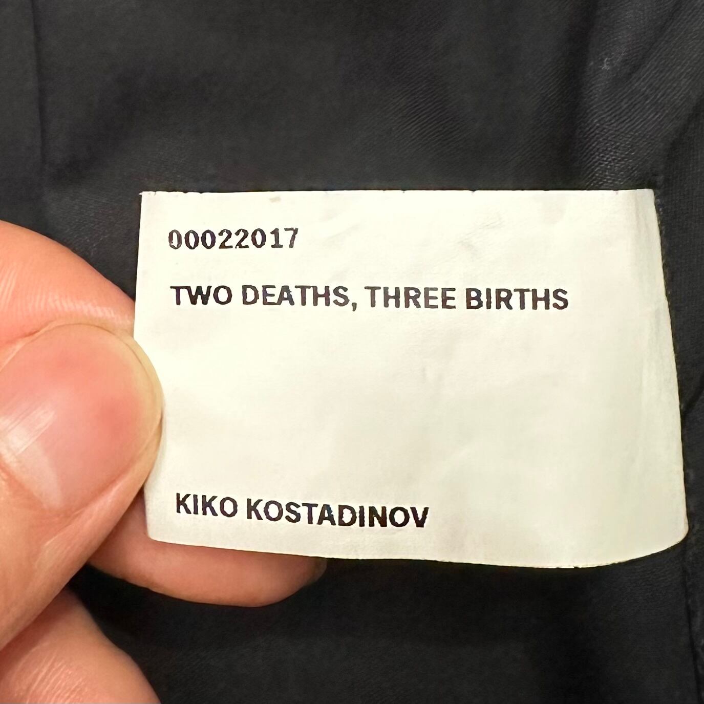 SS2017 KIKO KOSTADINOV 3D BELTED LAB COAT | ZSC