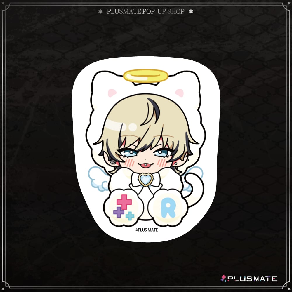 PLUSMATE うさ缶バッチ・ブロマイド・チェキ 東雲樂 非売品PLUSMATE