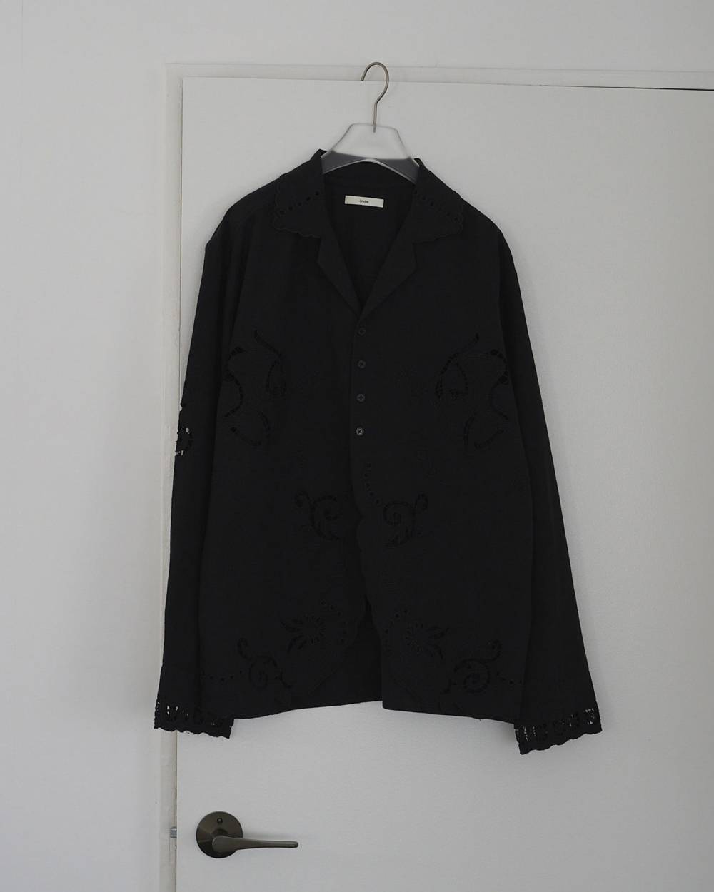 anuke(アンヌーク) Cutwork Opencollar Shirts | サウスオレンジ