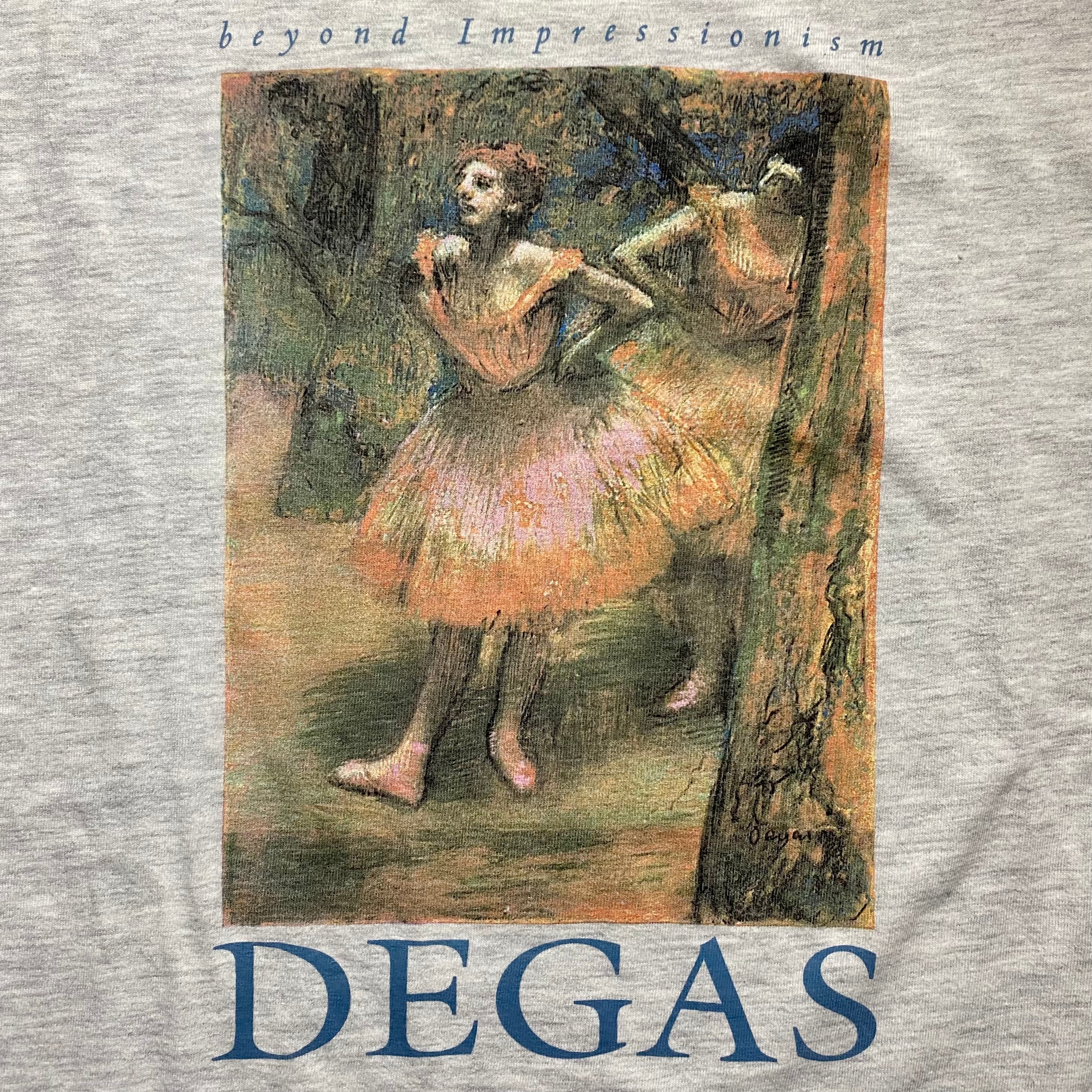 vintage 1990's EDGAR DEGAS art tee “two dancers” | NOIR ONLINE