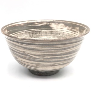 抹茶碗・三島茶碗・萬古焼・佐藤友宣・茶道具・No.260408-11・梱包サイズ60