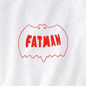 FATMAN おもしろ アニマル  os49 パロディ ゆるキャラ コウモリ こうもり ダイエット 小太り バットマン