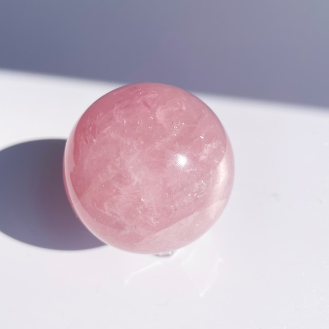 マダガスカル産ディープローズクォーツ スフィア03◇Madagascar Deep Rose Quartz◇パワーストーン・天然石