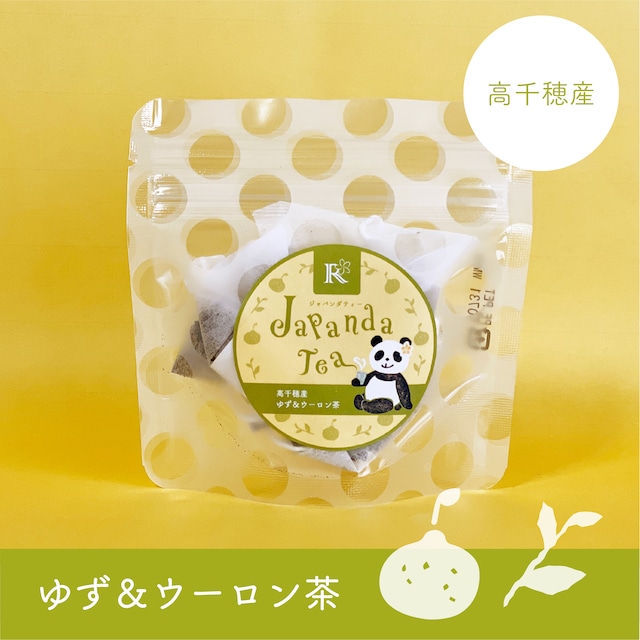 ジャパンダティー　高千穂産　ゆず&ウーロン茶　３包入