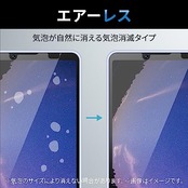 エレコム Xperia 10 V [ SO-52D / SOG11 ] ガラスフィルム ブルーライトカット付き 硬度10H 光沢 指紋防止 気泡防止 クリア PM-X232FLGGBL
