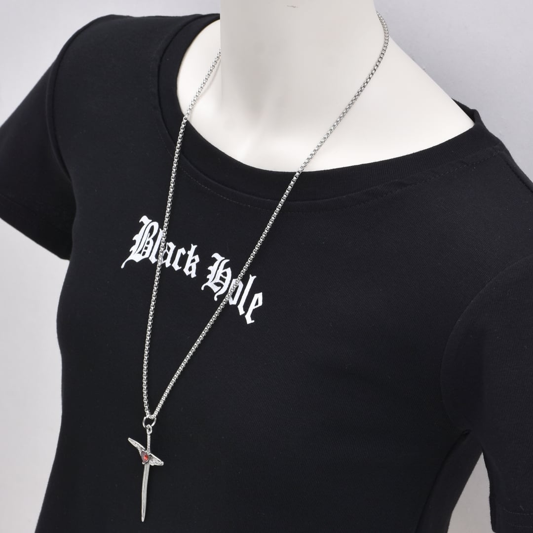 ハートストーン×ウィングソードネックレス | VOLCAN&APHRODITE