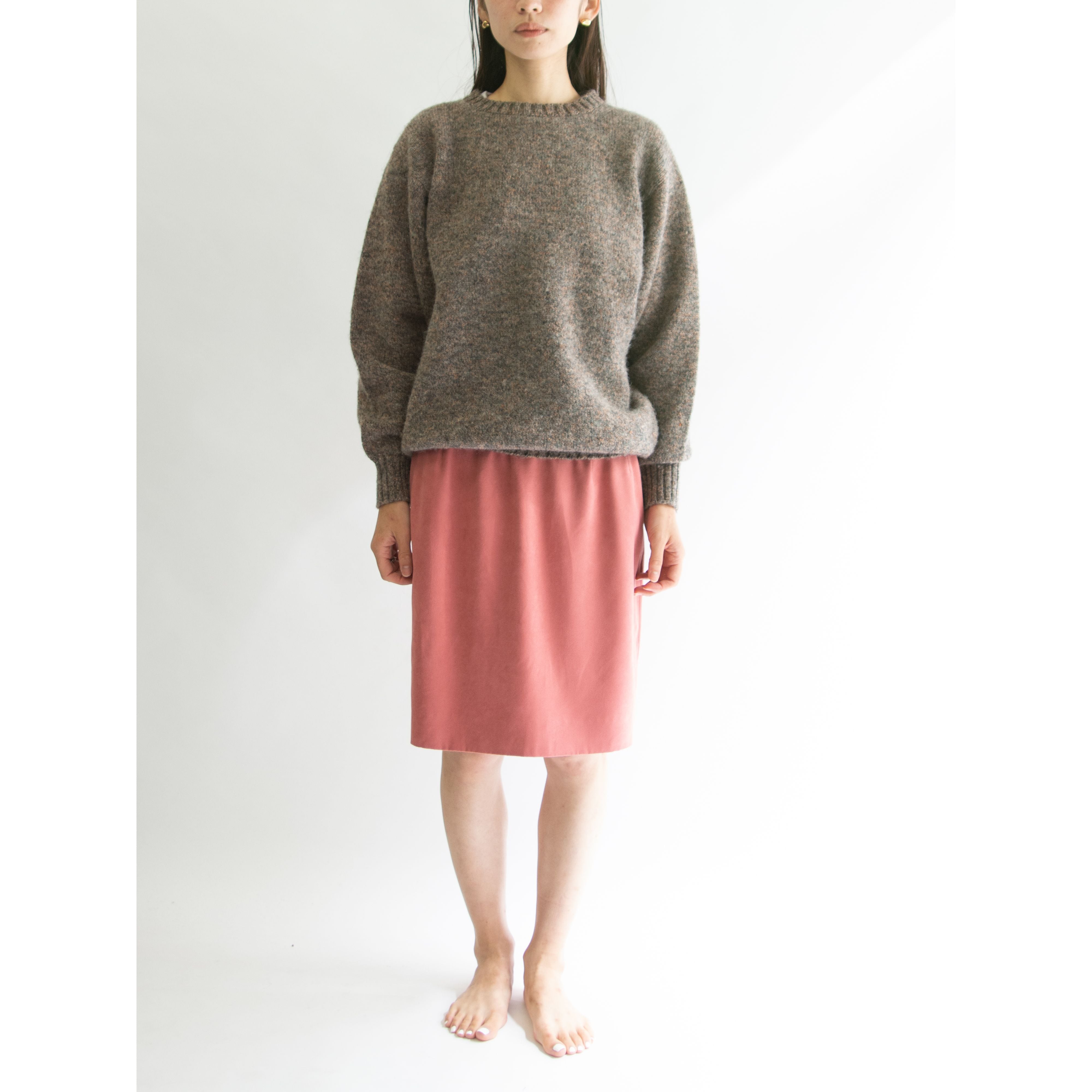 House of Tweed】Made in Scotland 100% pure wool crew neck sweater