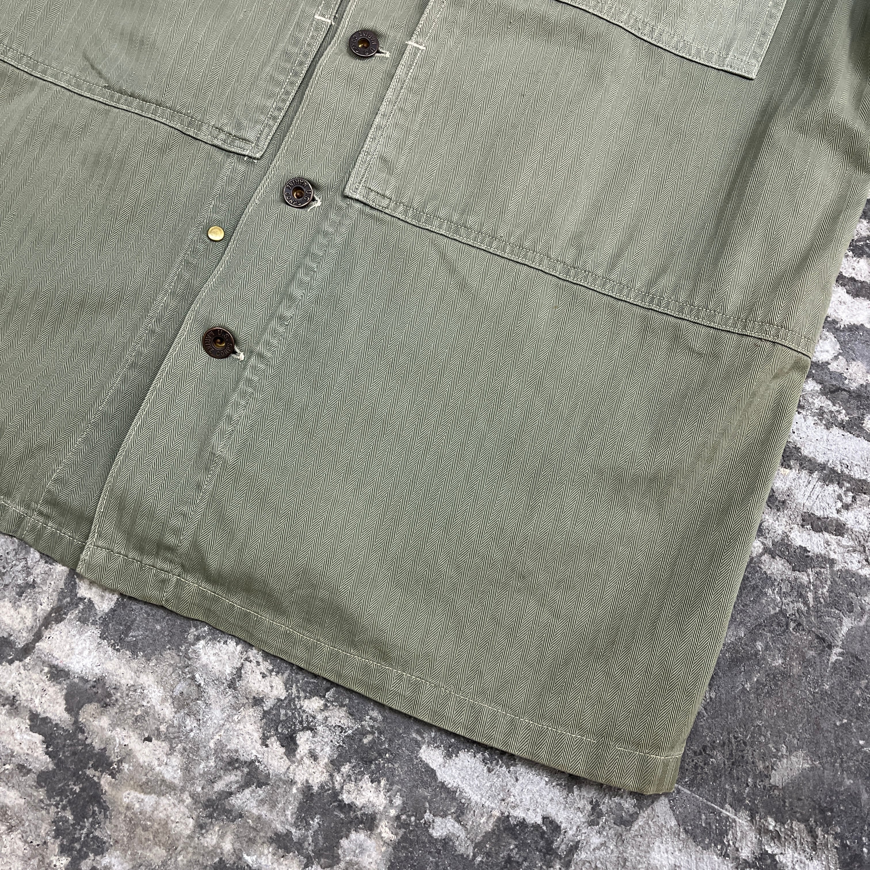40s USMC P-44 HBT Jacket 40年代 アメリカ海兵隊 P-44 ヘリンボーン