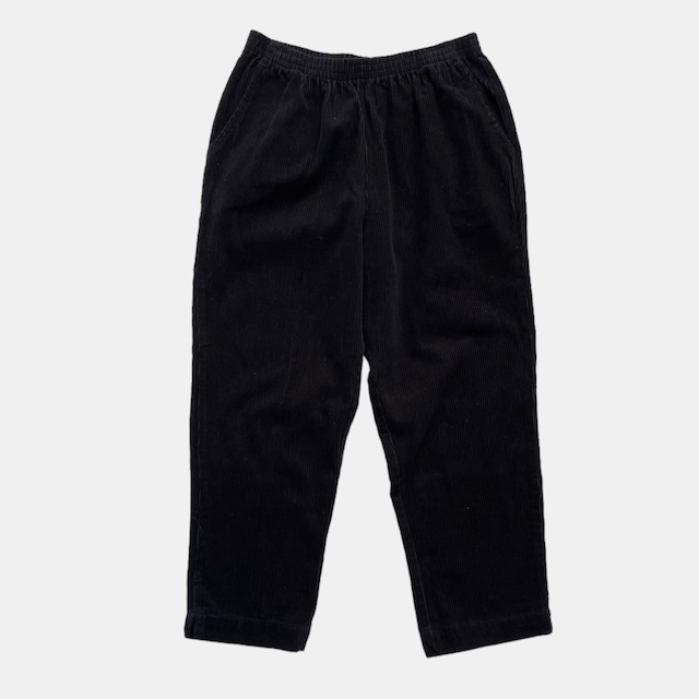 USED 00's BLAIR corduroy rubber pants (M) - black