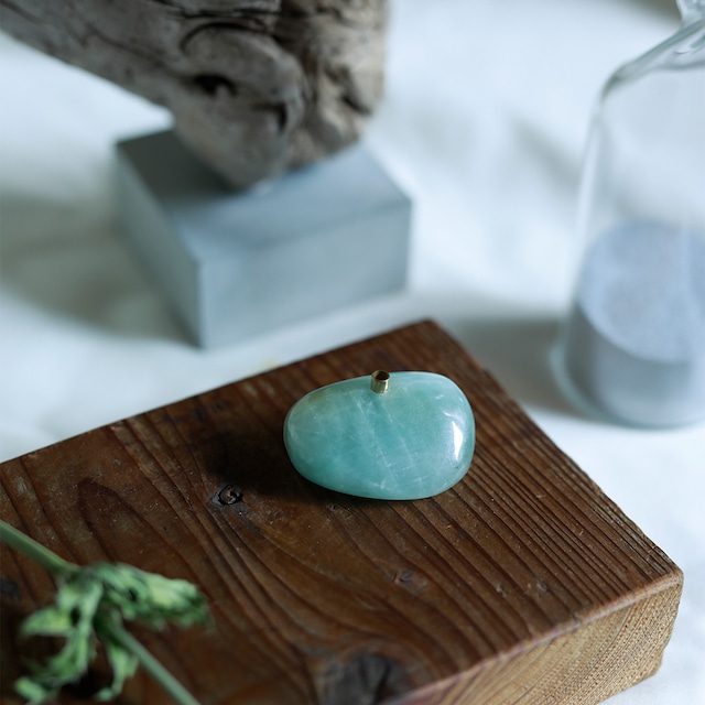 airchill (エアチル) Stone Incense Stand  お香立て (アクアマリン) ②