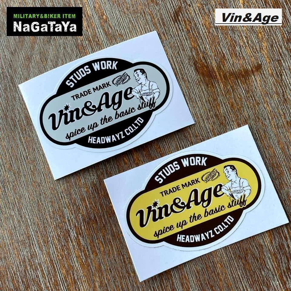 VinAge ビンアンドエッジ TYPE VSS1 VSS2 ステッカー バイカーグッズ モーターサイクルギア MB3Nagataya