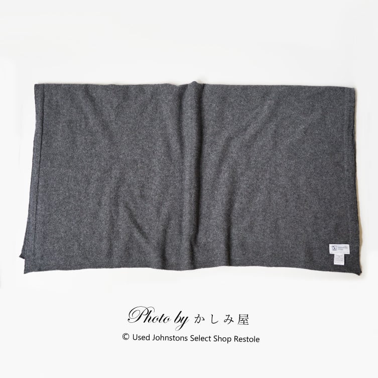 国内正規品・未使用品》ジョンストンズ カシミヤニットストール 国内正規品・未使用品》ジョンストンズ カシミヤニットストール